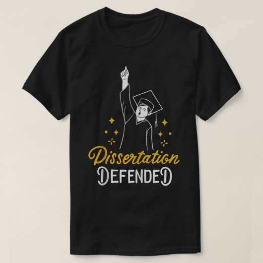 Dissertation Ph T-shirt (Design voorkant)