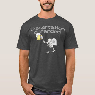Dissertation verdediging 10 t-shirt