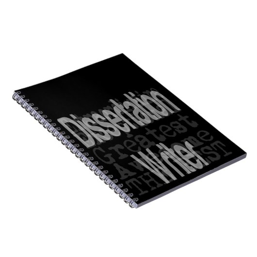 Dissertation Writer Extraordinaire CUSTOM Notitieboek (Rechterzijde)