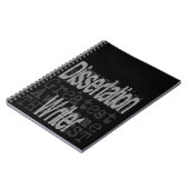 Dissertation Writer Extraordinaire CUSTOM Notitieboek (Linkerzijde)
