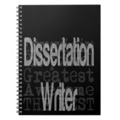 Dissertation Writer Extraordinaire CUSTOM Notitieboek (Voorkant)