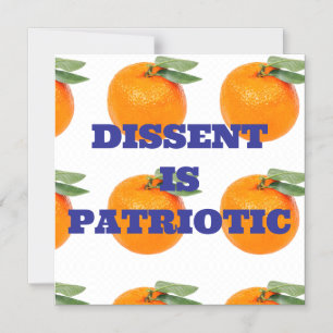 DISSIDENTIE IS EEN PATRIOTTISCHE MAGNEET MAGNETISCHE UITNODIGING