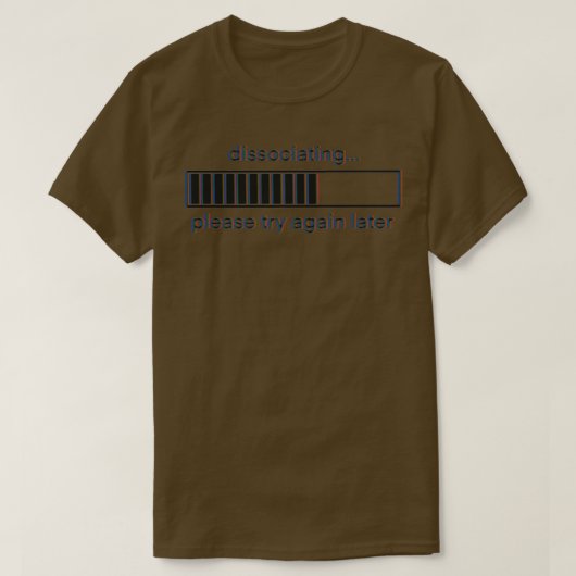 Dissociatiebalk T-shirt (Design voorkant)