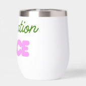 Dissociation Juice Stainless Steel Wine Tumbler (Achterkant)