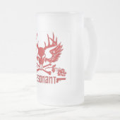 Dissonant Frosted Beer Goblet Matglas Bierpul (Voorkant rechts)