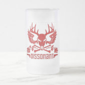 Dissonant Frosted Beer Goblet Matglas Bierpul (Center)