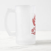 Dissonant Frosted Beer Goblet Matglas Bierpul (Links)