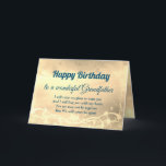 Distance Happy Birthday Grandfather Kaart<br><div class="desc">Luxury Gold Distance Happy Birthday Grandfather gepersonaliseerd Wenskaart.</div>