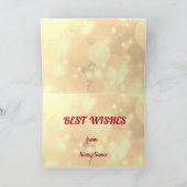 Distance Happy Birthday Kaart (Binnen)