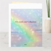 Distance Reiki krijgt een goede groet Kaart (Achterkant)