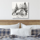 Distant Barn Sketch I Canvas Afdruk (Insitu (Slaapkamer))