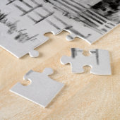 Distant Barn Sketch I Legpuzzel (Zijkant)