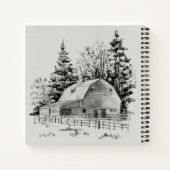Distant Barn Sketch I Notitieboek (Achterkant)