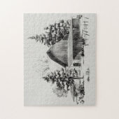 Distant Barn Sketch II Legpuzzel (Verticaal)