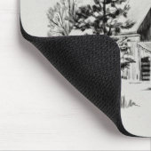 Distant Barn Sketch II Muismat (Hoek)