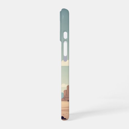 Distant Fuel Stop iPhone 16 Hoesje (Linkerkant)