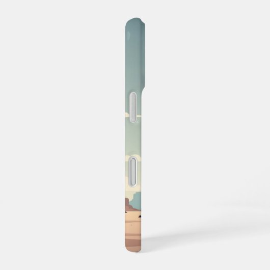 Distant Fuel Stop iPhone 16 Hoesje (Rechterkant)