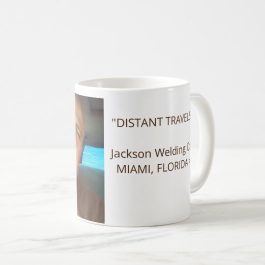 "Distant Travels" door Welding_Co_versnelling COFF Koffiemok (Voorkant rechts)