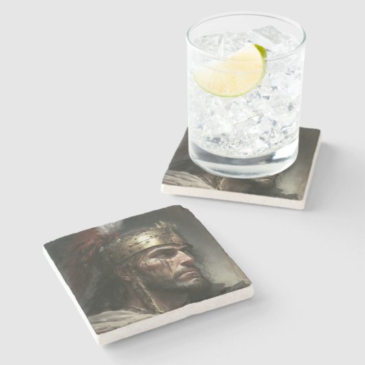 Distant War Stenen Onderzetter (Zijkant)