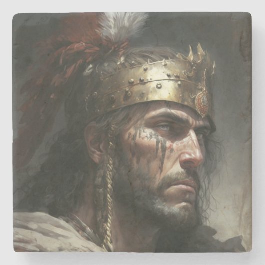 Distant War Stenen Onderzetter (Voorkant)