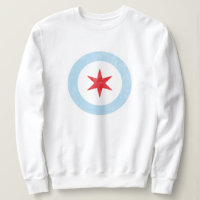 Disted Chicago Flag Star