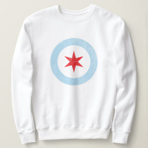 Disted Chicago Flag Star Trui