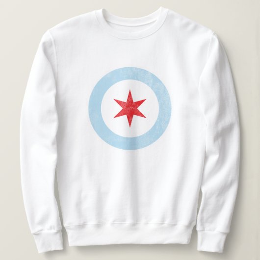 Disted Chicago Flag Star Trui (Design voorkant)