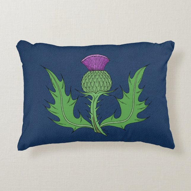 Distel Accent Kussen (Voorkant)