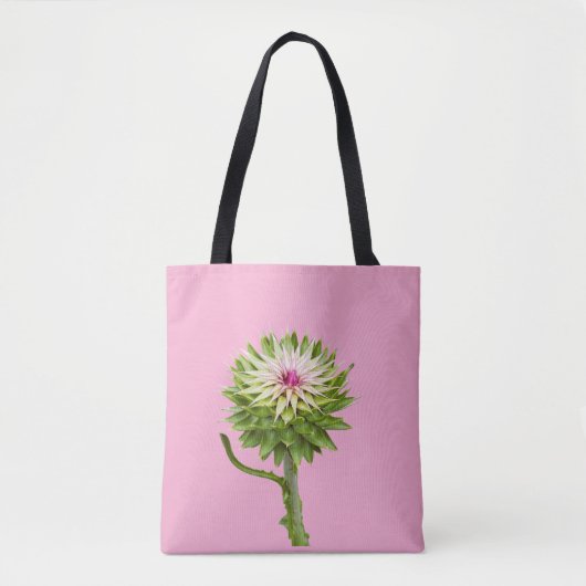 Distel (Carduus nutans) Tote Bag (Voorkant)