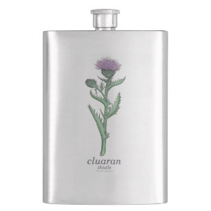 distel / cluaran met Schots-Gaelische vertaling Flacon