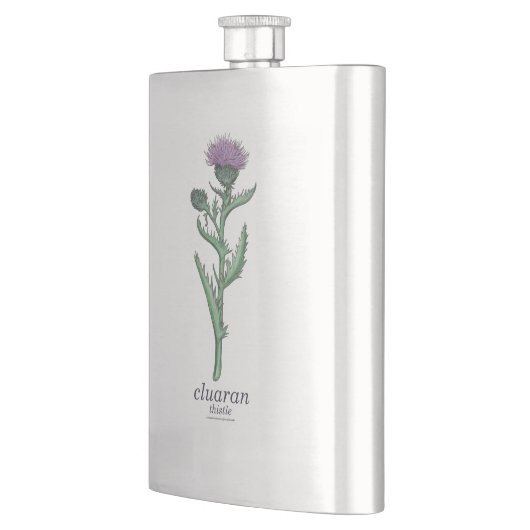 distel / cluaran met Schots-Gaelische vertaling Flacon (Links)
