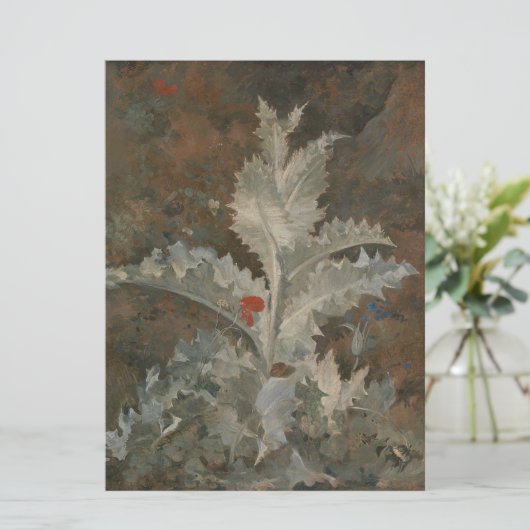 Distel (door John Crome) Kaart (Staand voorkant)