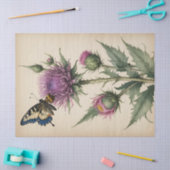 Distel en Vlinder Print Tissuepapier (Craft)