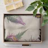 Distel en Vlinder Print Tissuepapier (Geschenk)