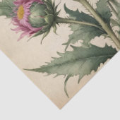 Distel en Vlinder Print Tissuepapier (Detail)