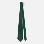 Distel Groen met Zwarte Pinstripes Stropdas (Voorkant)