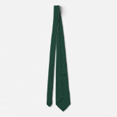 Distel Groen met Zwarte Pinstripes Stropdas (Achterkant)