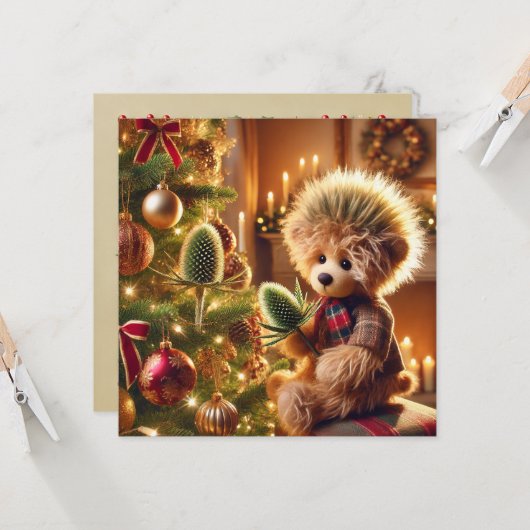 Distel Haar Kaart (Voorkant / Achterkant in situ)