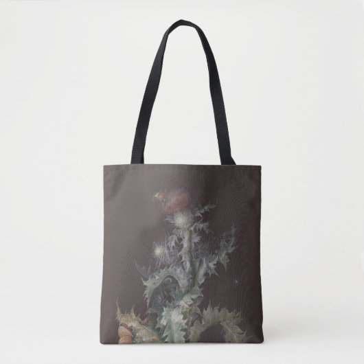 Distel met Insecten 1755 Johann C. Dietzsch Tote Bag (Voorkant)
