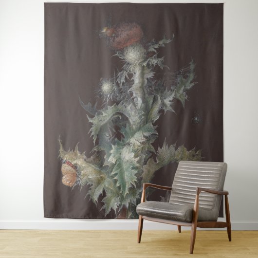 Distel met Insecten 1755 Johann C. Dietzsch Wandkleed (In situ)