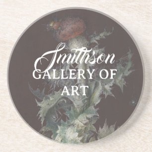 Distel met Insecten 1755 Johann C. Dietzsch Zandsteen Onderzetter