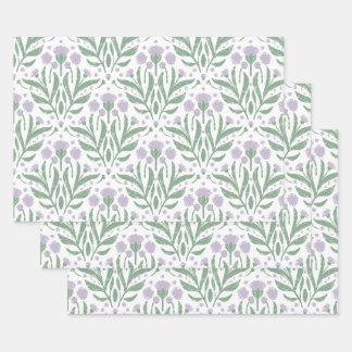 Distel muismat inpakpapier vel
