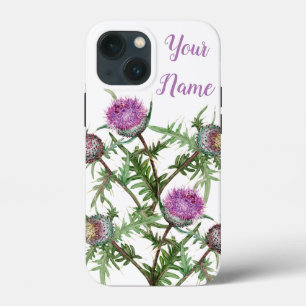 Distel paarse bloemen Case-Mate iPhone case