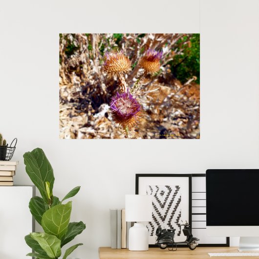 Distel Poster (Thuiskantoor)