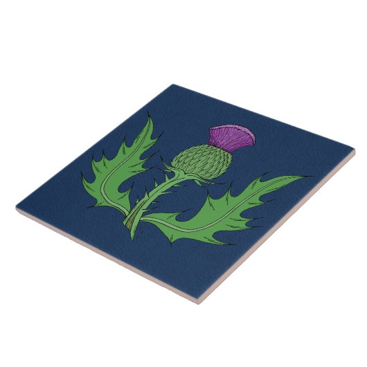 Distel Tegeltje (Zijkant)