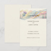 Distel Veer Tartan Save the Date Kaart (Voorkant / Achterkant)