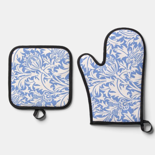 Distel, William Morris Ovenwant & Pannenlap Set (Voorkant)