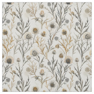 Distels en wilde bloemen  stof