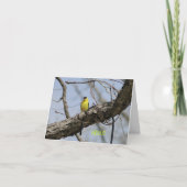 Distelvink, Helder en Blij Kaart (Voorkant)