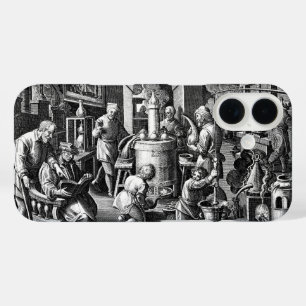 Distillatie in een Alchemy Lab iPhone 16 Hoesje